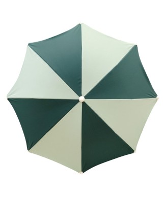 BUSINESS & PLEASURE CO HOLIDAY BEACH UMBRELLA 70S PANEL GREEN