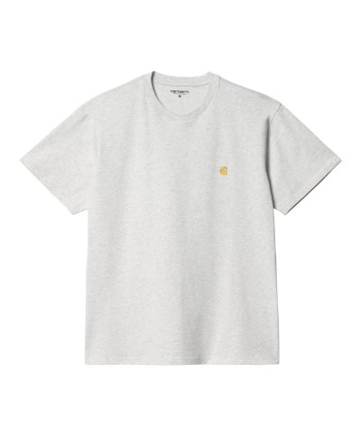Carhartt WIP S/S CHASE T-SHIRT ASH HEATHER/GOLD