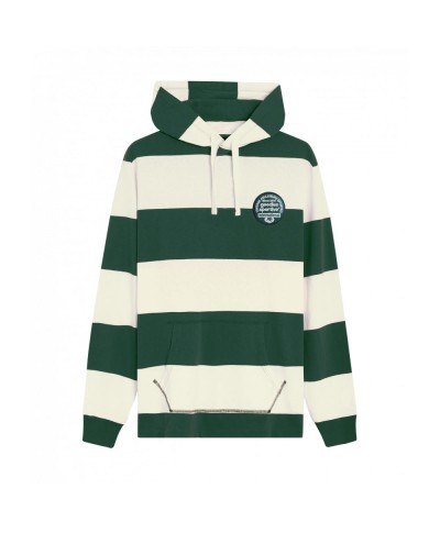 GOODIES SPORTIVE STRIPPED PATCH HOODIE