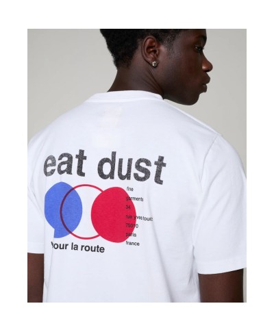 EAT DUST S/S 1 POUR LA ROUTE T-SHIRT WHITE ORGANIC JERSEY