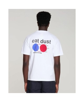 EAT DUST S/S 1 POUR LA ROUTE T-SHIRT WHITE ORGANIC JERSEY