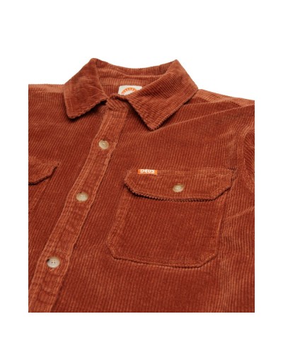 DEUS EX MACHINA VACAY CORD SHIRT CLAY