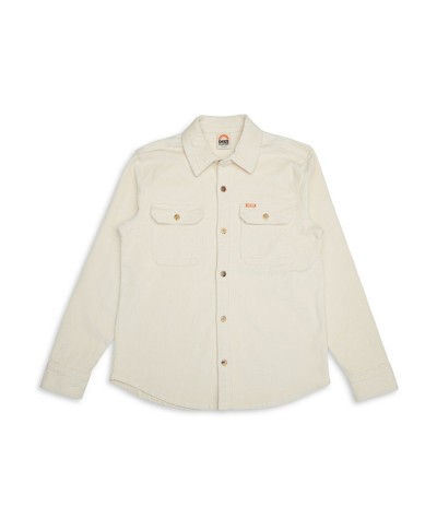 DEUS EX MACHINA VACAY CORD SHIRT DIRTY WHITE