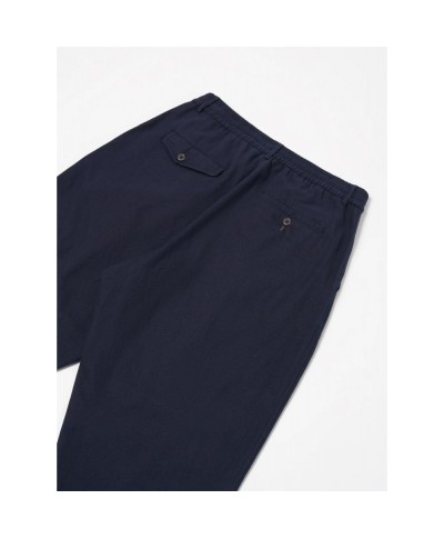 UNIVERSAL WORKS BRUSHED MOLESKIN PLEATED TRACK PANT NAVY