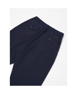 UNIVERSAL WORKS BRUSHED MOLESKIN PLEATED TRACK PANT NAVY