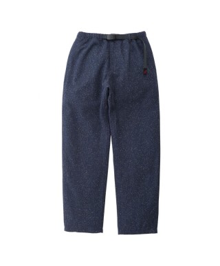 GRAMICCI WOOL RELAXED PLEATED TROUSER NAVY