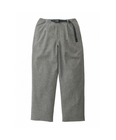 GRAMICCI WOOL RELAXED PLEATED TROUSER L.T GREY