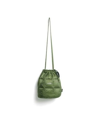 TAION DRAWSTRING DOWN BAG D.OLIVE