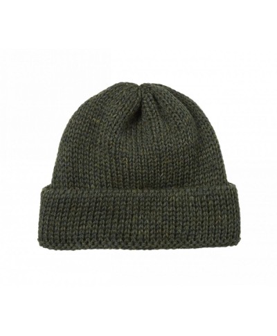 UNIVERSAL WORKS BRITISH WOOL SHORT WATCH CAP OLIVE