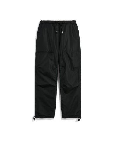 TAION NON DOWN MILITARY REVERSIBLE BOA PANTS BLACK X CREAM