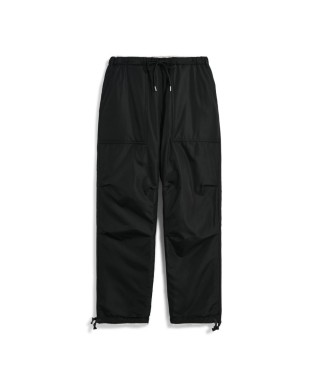 TAION NON DOWN MILITARY REVERSIBLE BOA PANTS BLACK X CREAM