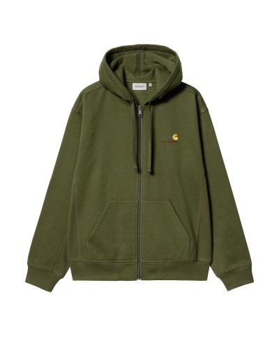 Carhartt WIP HOODED AMERICAN SCRIPT JACKET TARRAGON