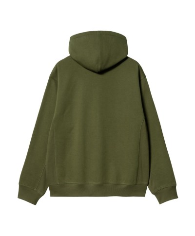 Carhartt WIP HOODED AMERICAN SCRIPT JACKET TARRAGON