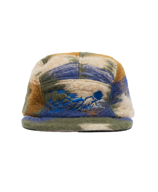 EAT DUST DESERT WOOL CAP GREEN / BLUE / BEIGE