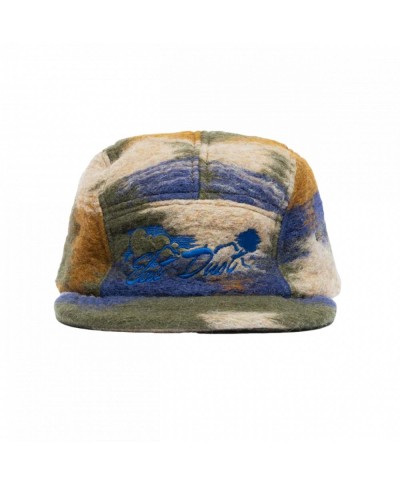 EAT DUST DESERT WOOL CAP GREEN / BLUE / BEIGE