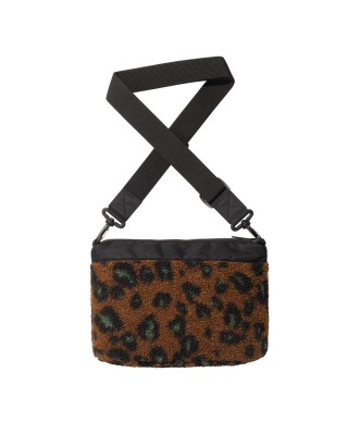 Carhartt WIP ORLA STRAP BAG CAMO LEO JACQUARD, TAMARIND/ BLACK