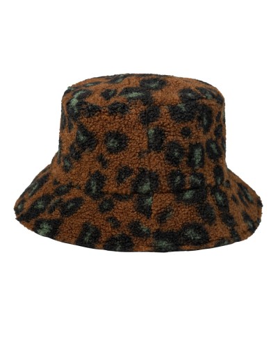 Carhartt WIP ORLA BUCKET HAT CAMO LEO JACQUARD, TAMARIND/ BLACK