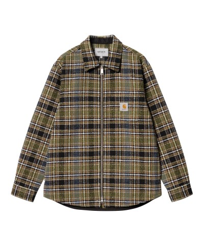 Carhartt WIP STROY SHIRT JAC STROY CHECK, BLACK