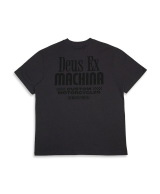 DEUS EX MACHINA PARTISAN TEE ANTHRACITE