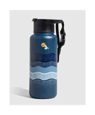 UNITED BY BLUE INSULATED STEEL BOTTLE 32OZ NIGHT SKY HAZY WAVES